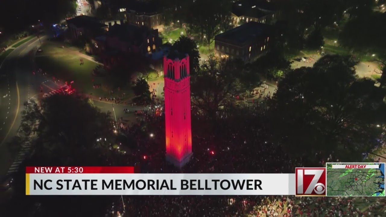 CBS 17 takes a look inside the NC State Bell Tower