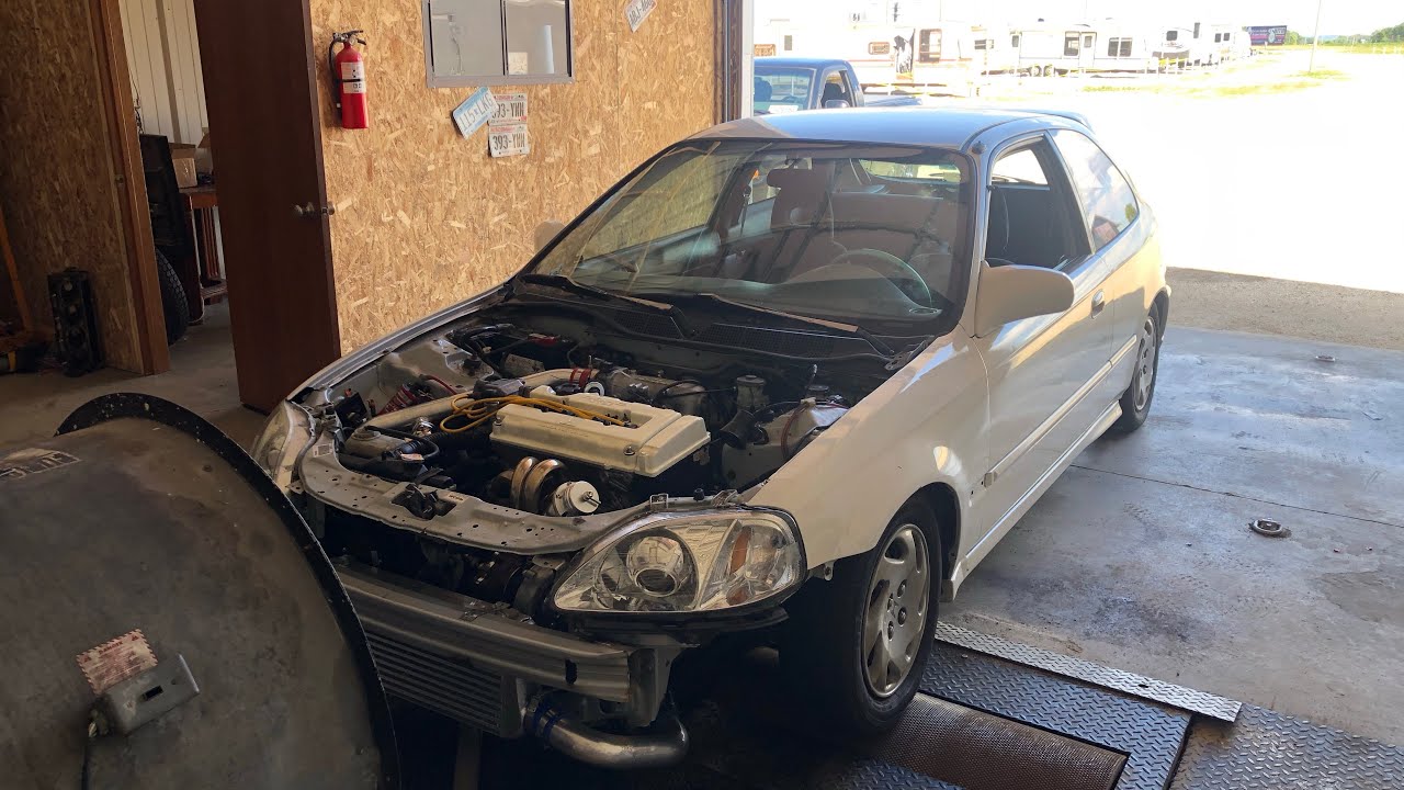 Clean 300 WHP B16A Turbo Swapped EK Civic