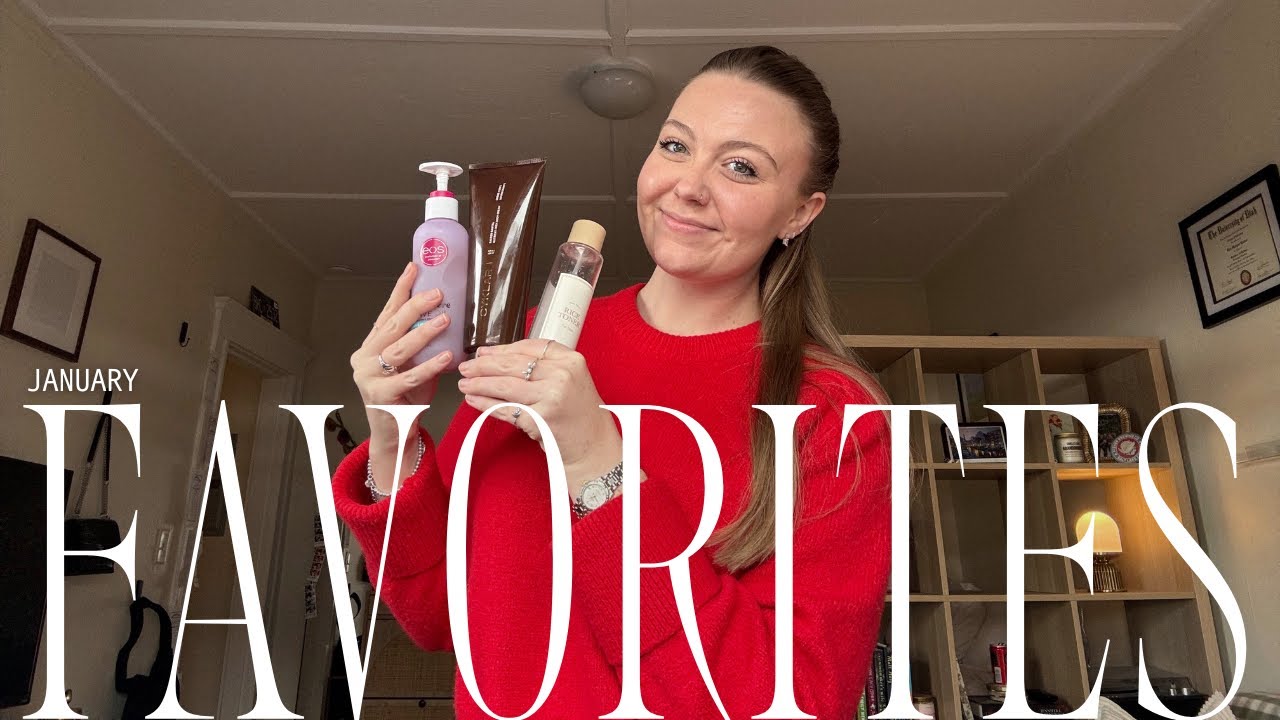 January Favorites 🤍 skincare, makeup, and random bits