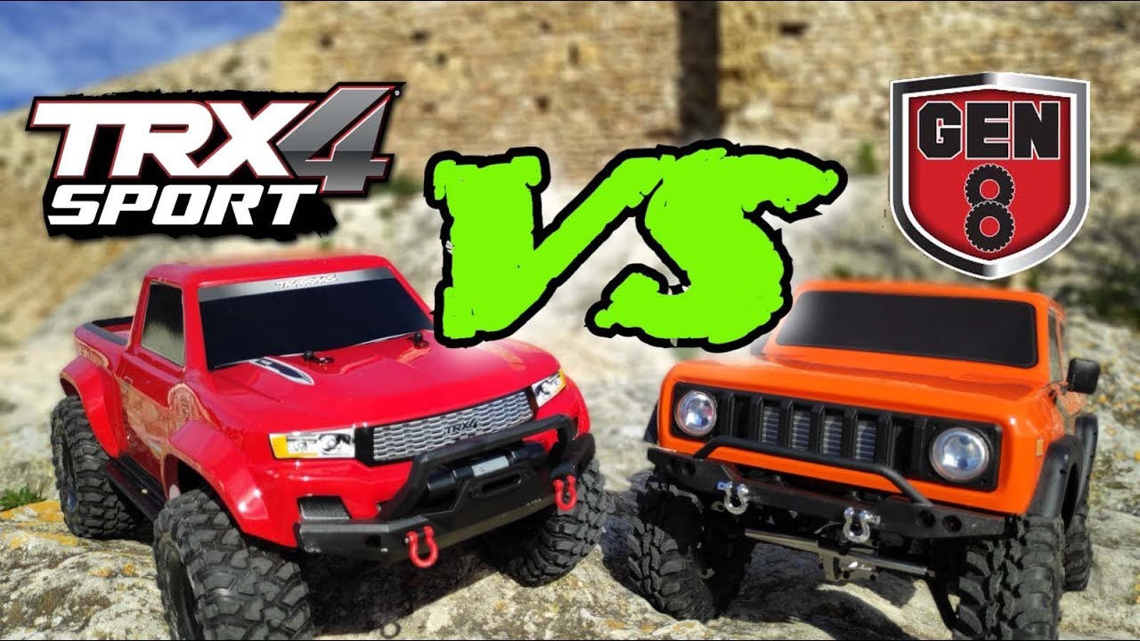 Redcat Gen8 VS Traxxas TRX4 Sport First Run Crawling RC