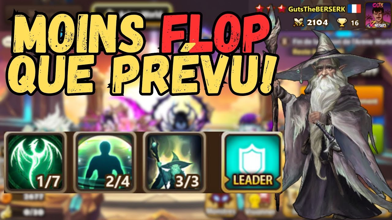Gandalf Light est peut-être le meilleur anti-cleave du jeu ?! SUMMONERS WAR