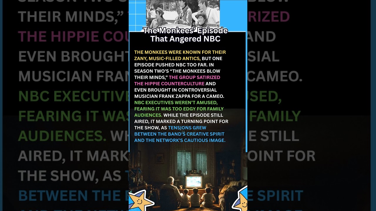 The Monkees&rsquo; Episode That Angered NBC #TheMonkees #ClassicTV #1960sPopCulture