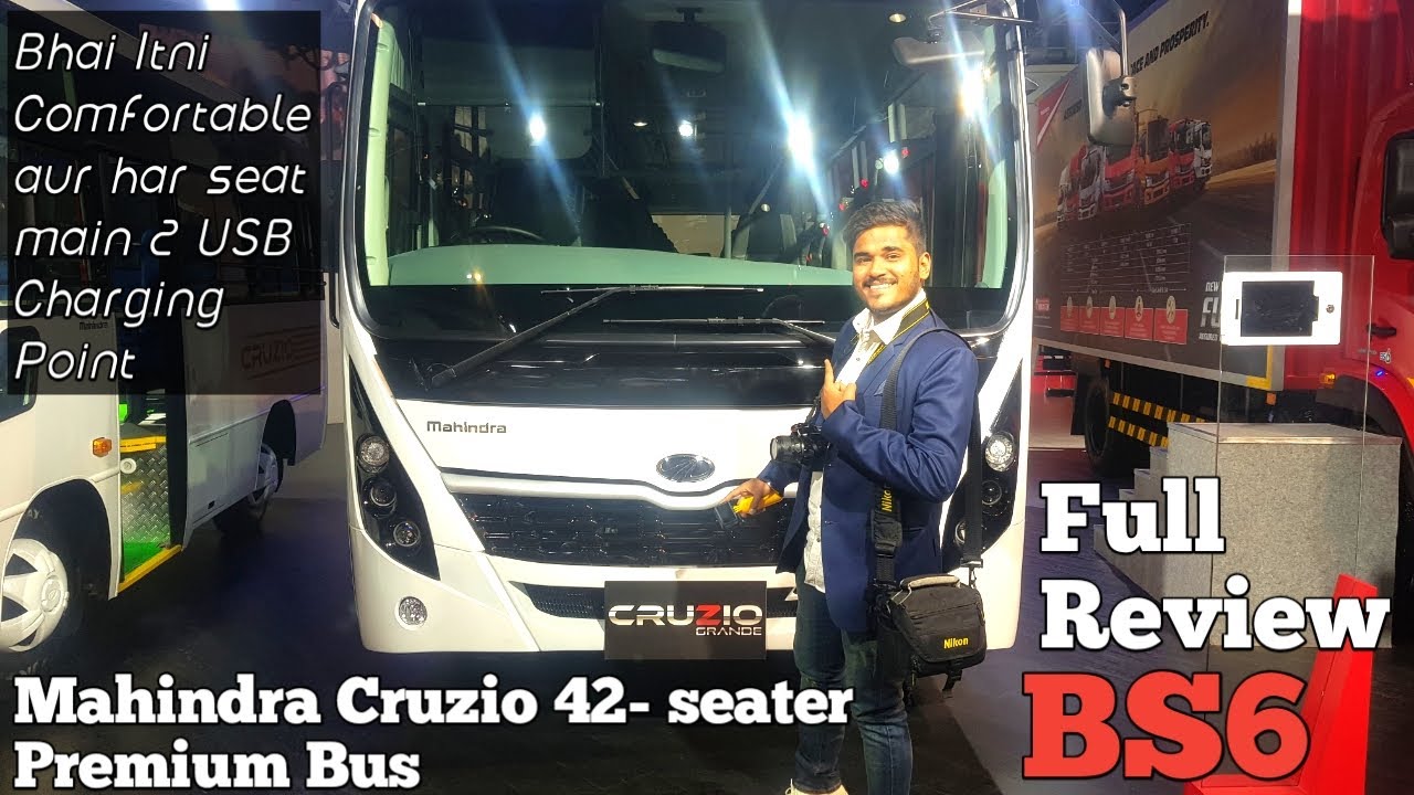 New 2020 Mahindra Cruzio BS6 42 Seater Premium Bus Full Detailed Review /Interior, Exterior, Feature