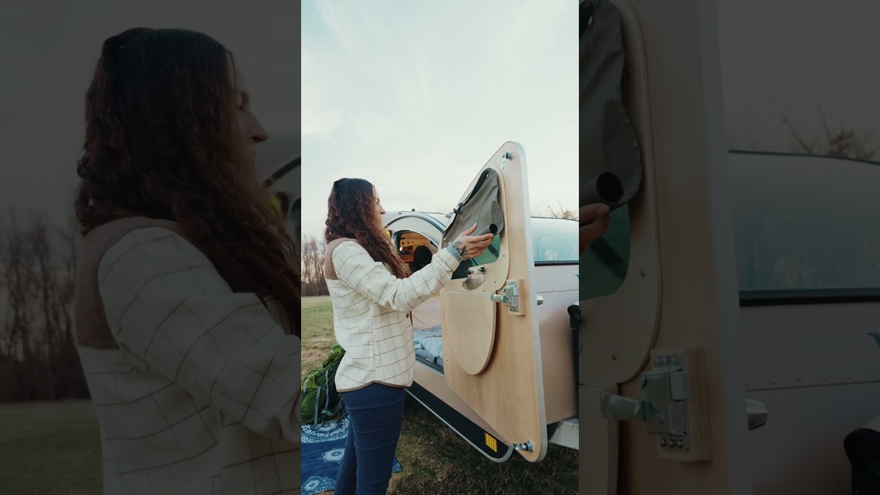 A teardrop trailer that passes the vibe check.
