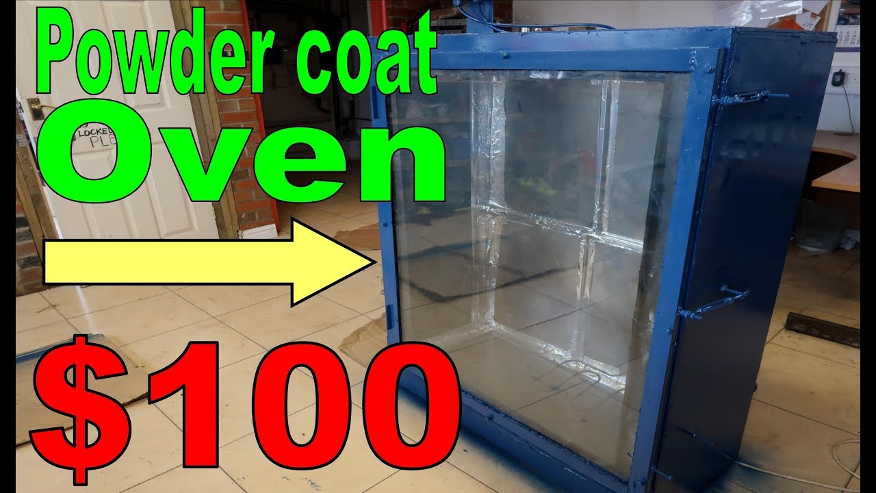 Large Cheap  Powder Coat Oven  Made From Kitchen Oven step by step easy with wiring