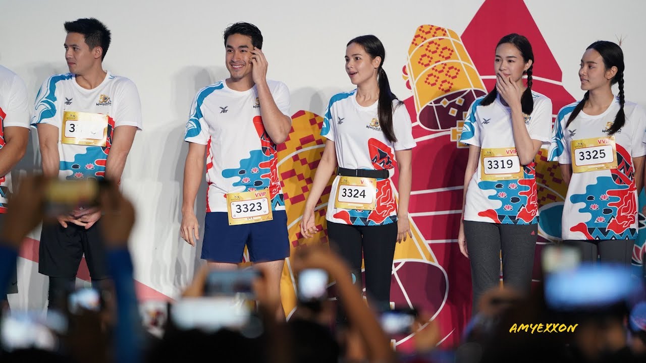 Nadech Kugimiya - Yaya Urassaya - James Ma at Ch3 Infinity Run 26Jan20 (Part 1/4) | AmyExxon