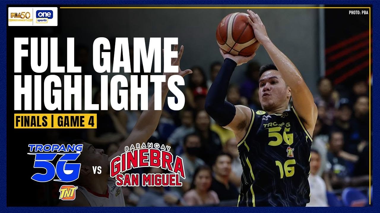 TNT vs BRGY. GINEBRA | FULL GAME HIGHLIGHTS | PBA SEASON 50 COMMISSIONER'S CUP FINALS G4 | JUNE 10