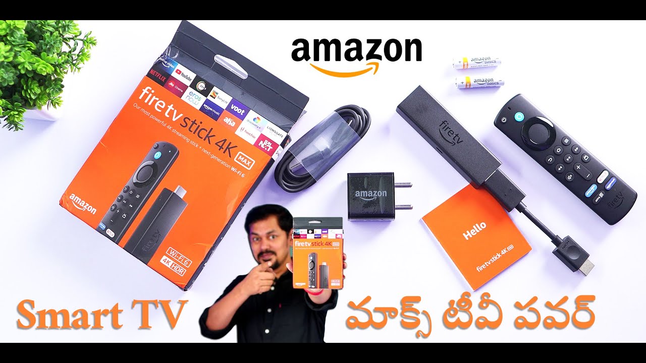 Amazon Fire TV Stick 4K Max Turn your regular old TV into Smart TV