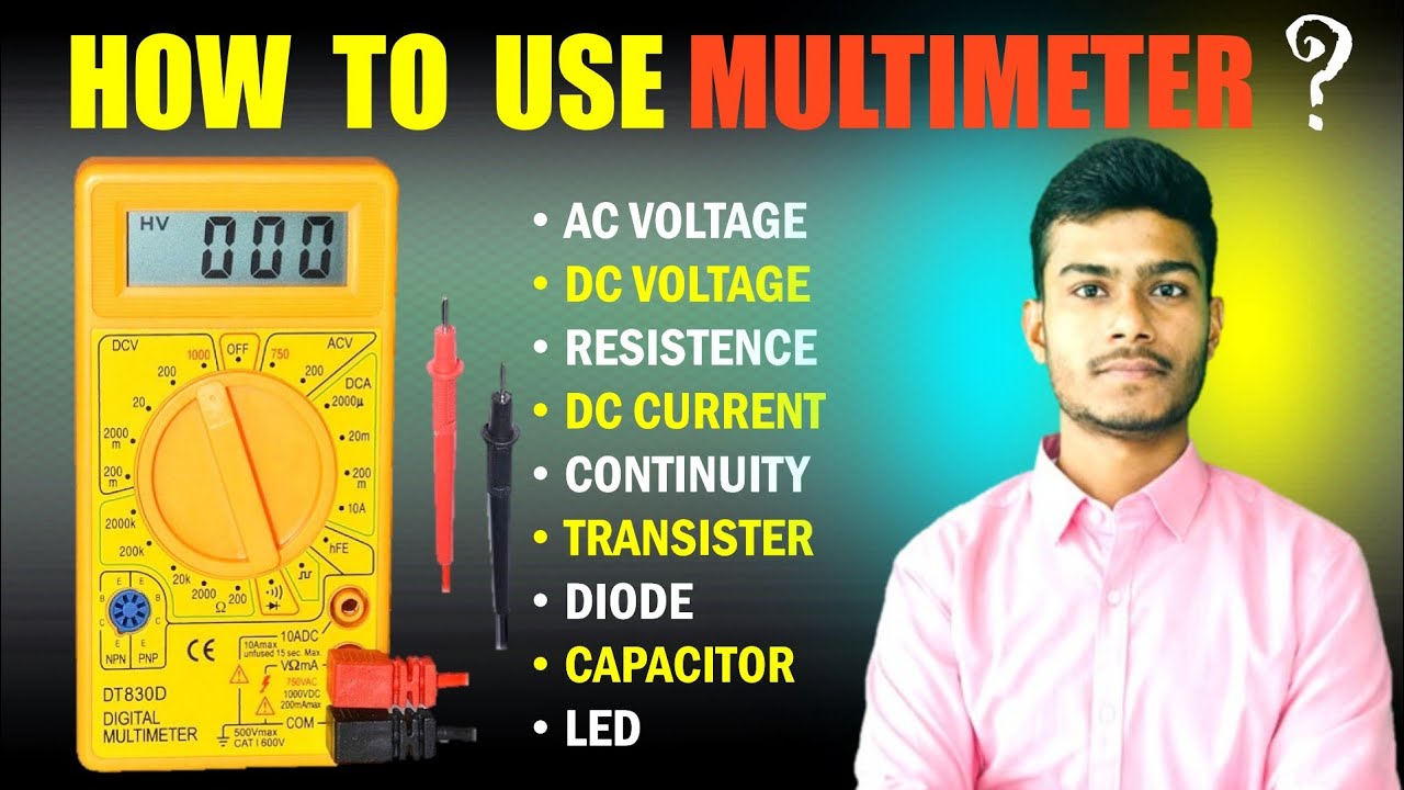 How to Use a Multimeter | Complete Beginner Guide in Hindi @experimentvishal 