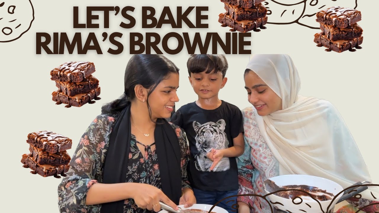 RIMA'S BROWNIE RECIPE👩🏻‍🍳| LET'S BAKE TOGETHER✨