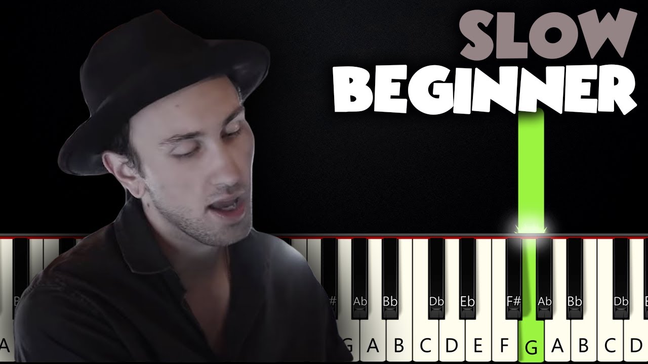 Love Is Gone - Slander | SLOW BEGINNER PIANO TUTORIAL + SHEET MUSIC by Betacustic