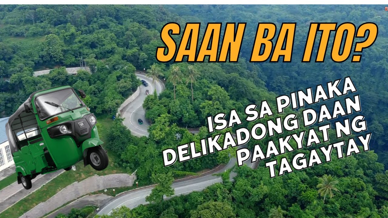 [BAJAJ R.E] DANGEROUS ROAD IN TAGAYTAY GOING TO BATANGAS..#threewheeler #tuktuk #tagaytay #roadtrip