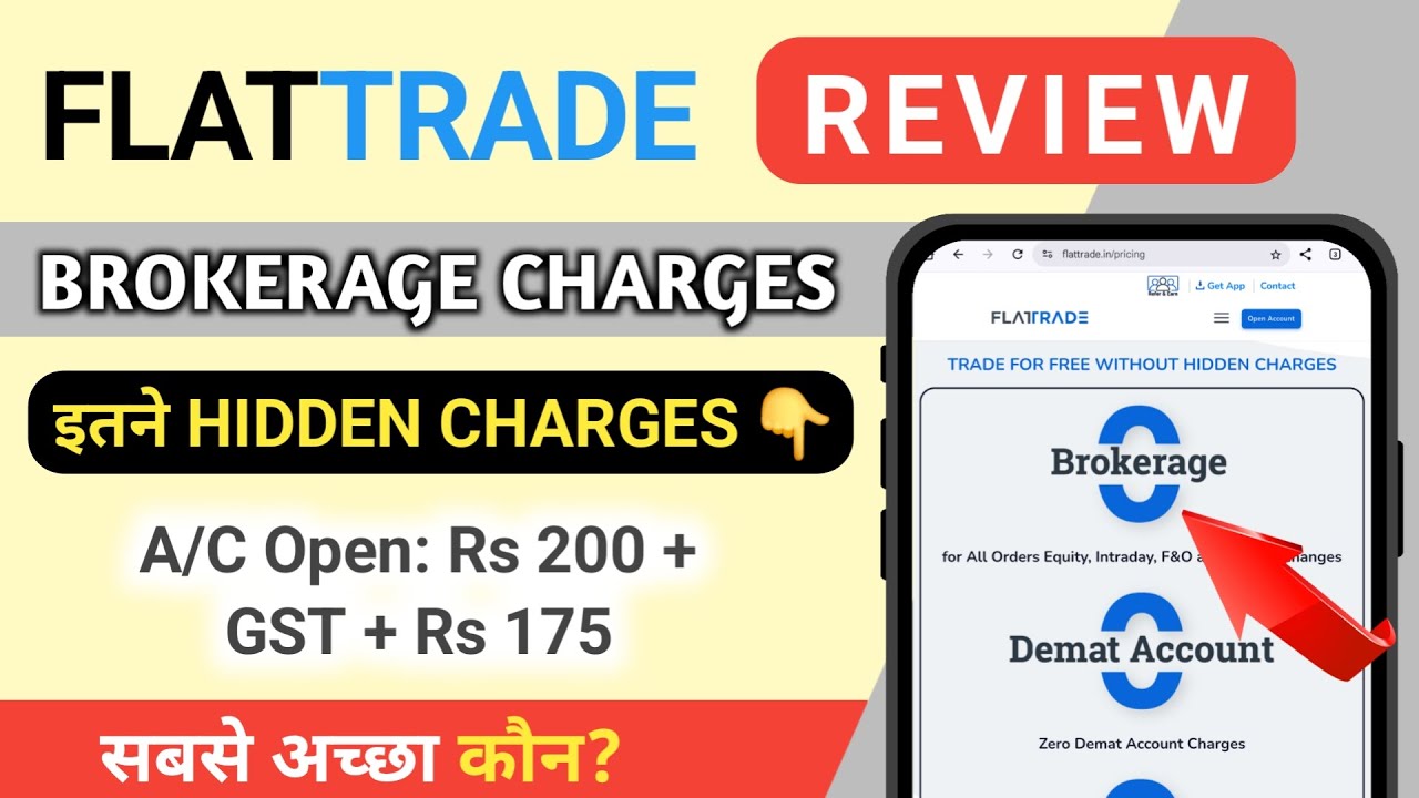 Flattrade brokerage charges- Flattrade Review 2026 | Flattrade app kaise use kare?