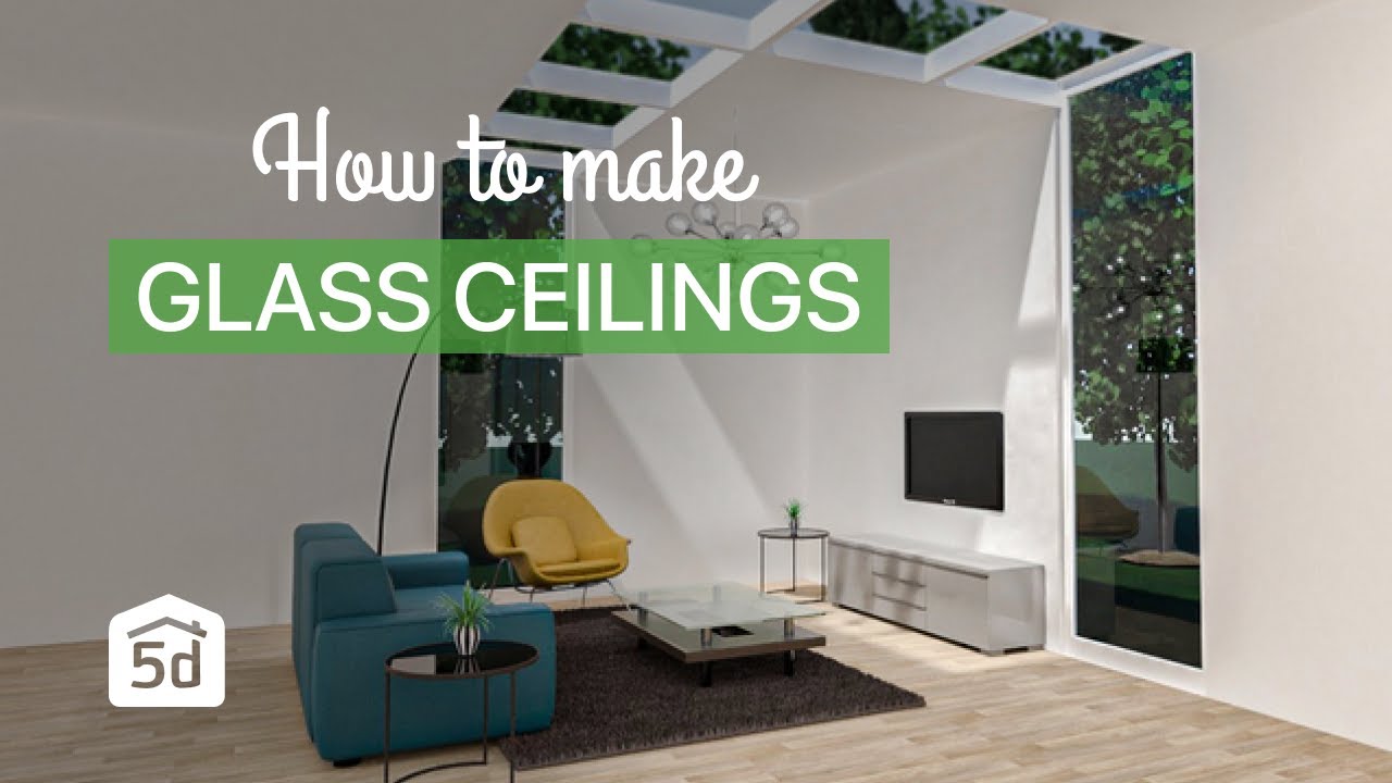 How to make glass ceilings with Planner 5D