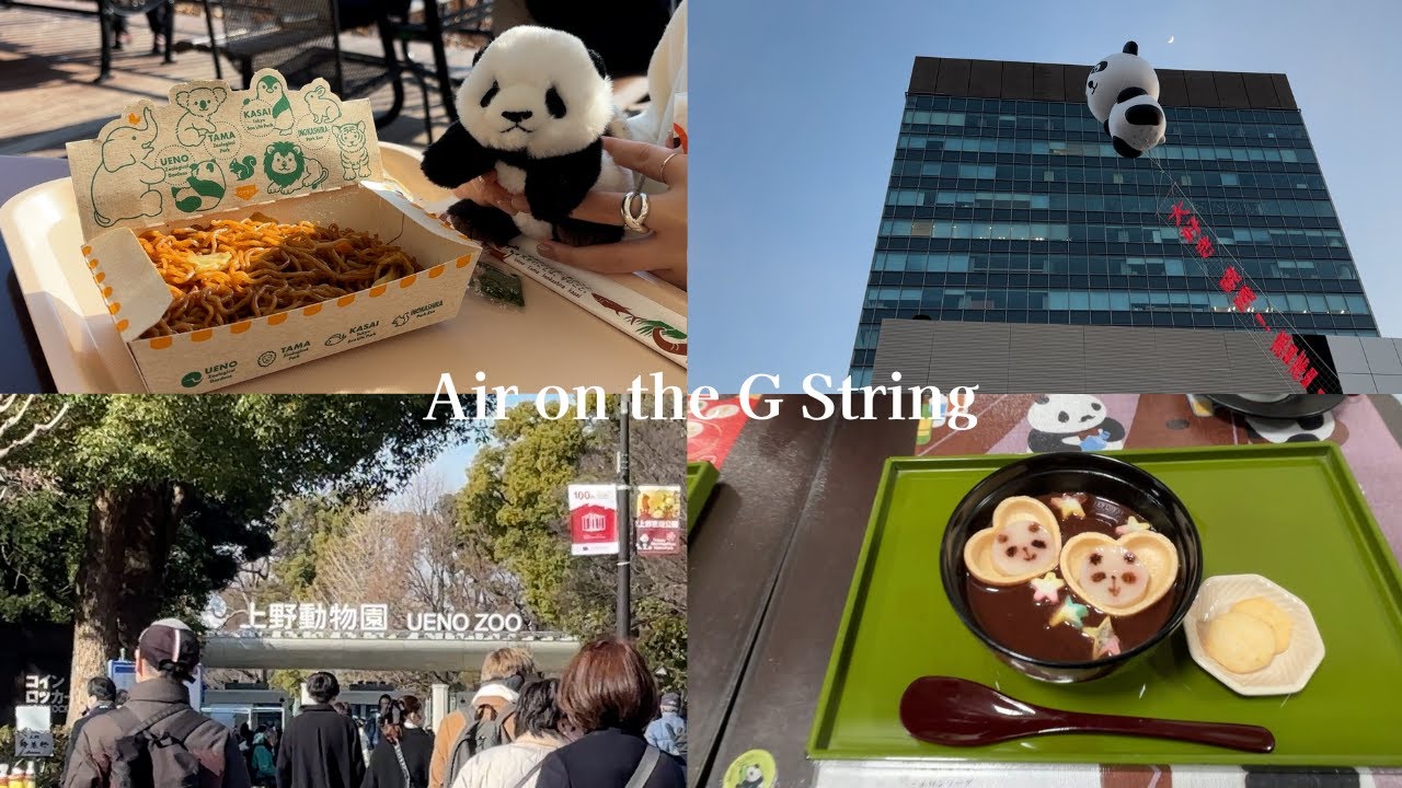 「Air on the G string／G線上のアリア」　【ギターとヴォーカルで作る音楽】〜上野動物園パンダ探訪〜