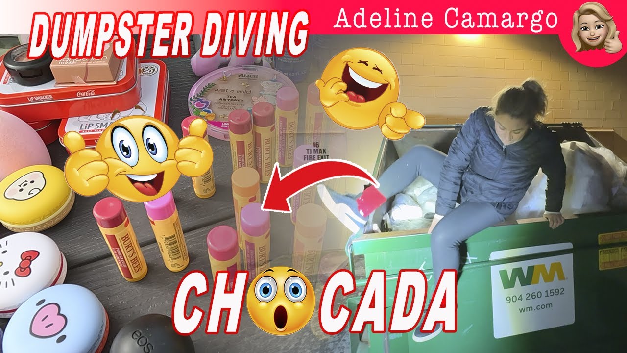 Dumpster diving 😍 loja de maquiagem joga produto novo e lacrado 🥰 quem procura acha!