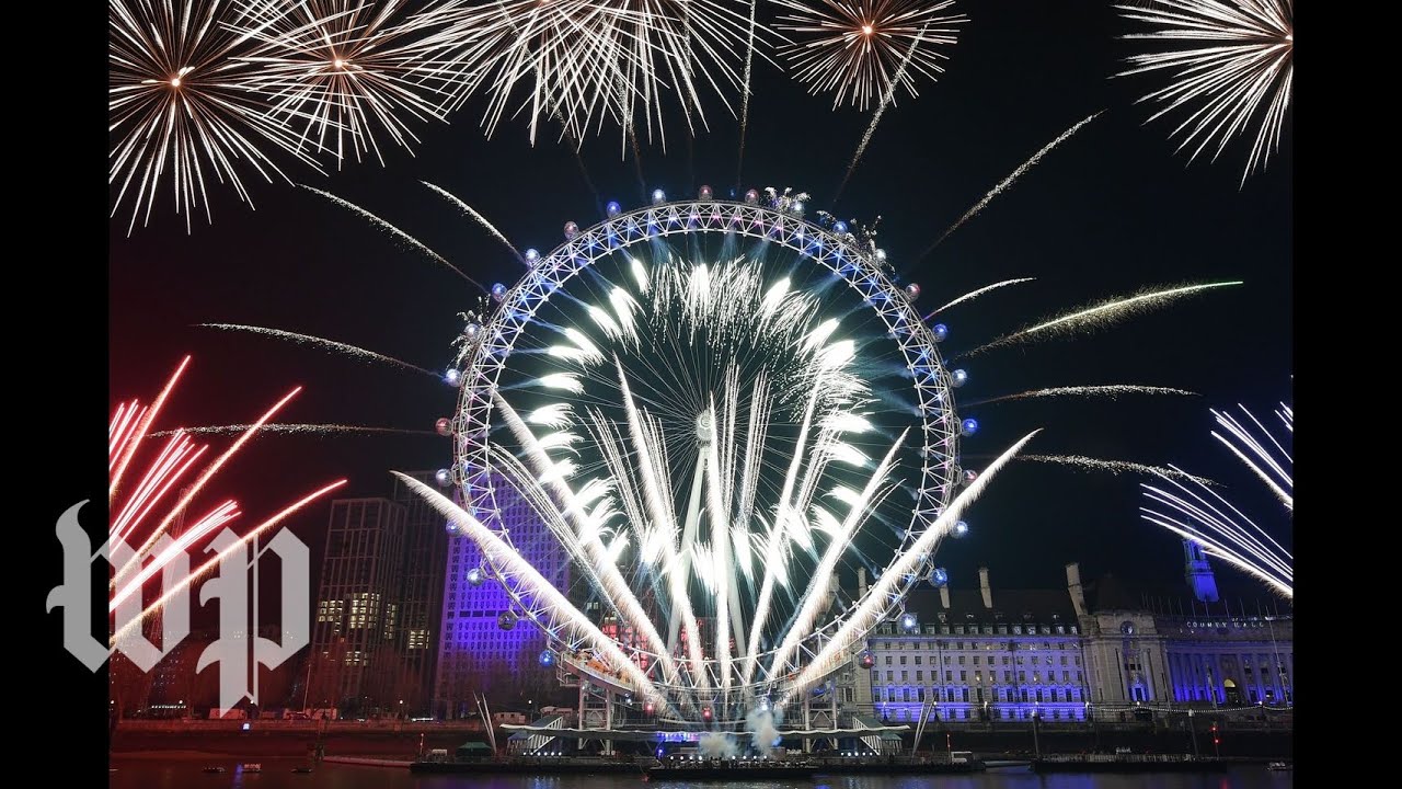 Watch fireworks from New Year's Eve celebrations around the world
