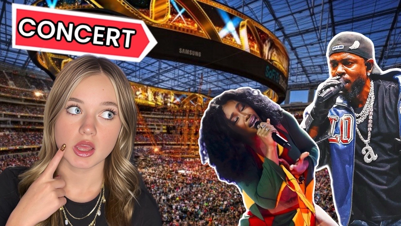 WE HAD TO MOVE SEATS AT THE KENDRICK & SZA CONCERT BECAUSE OF THIS! 😭