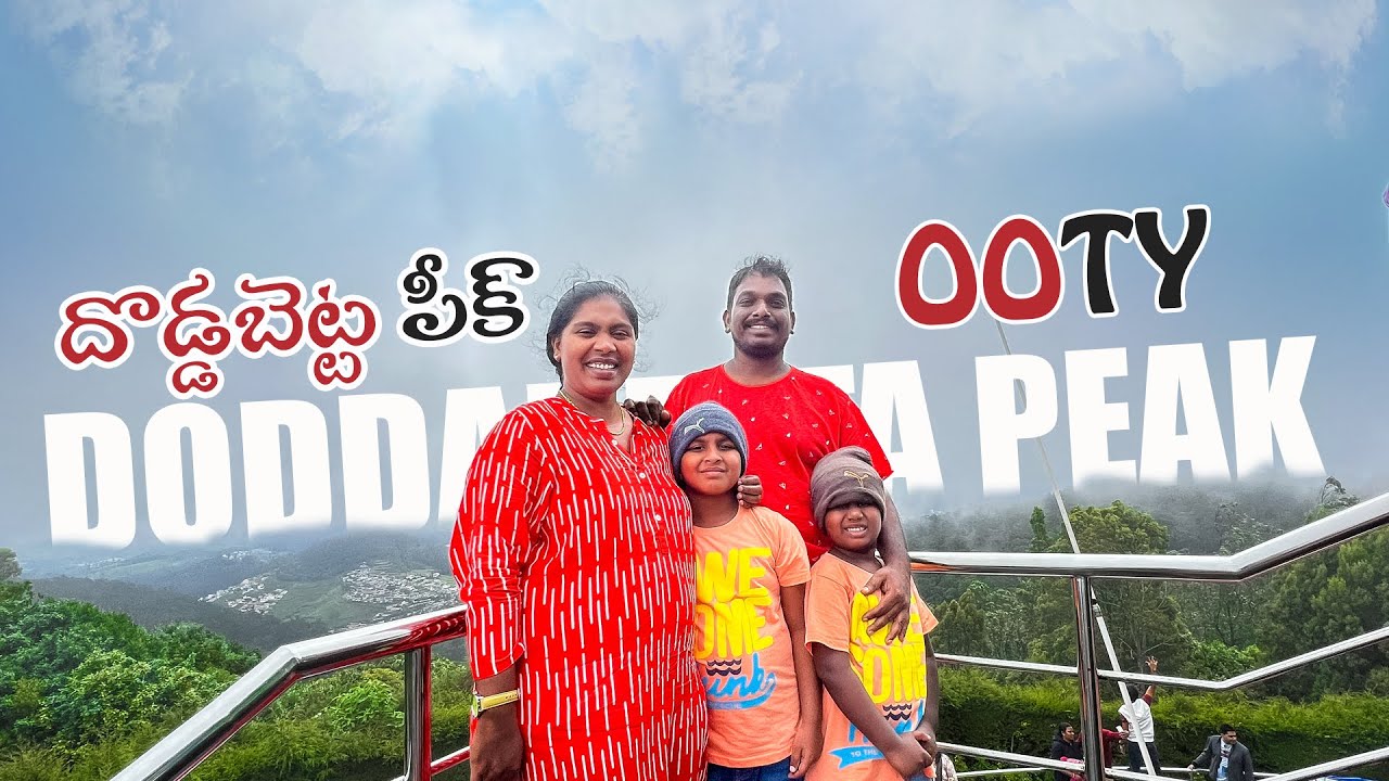 Doddabetta highest peak in Tamilnadu OOTY || places to visit in Ooty || Ooty full tour in Telugu