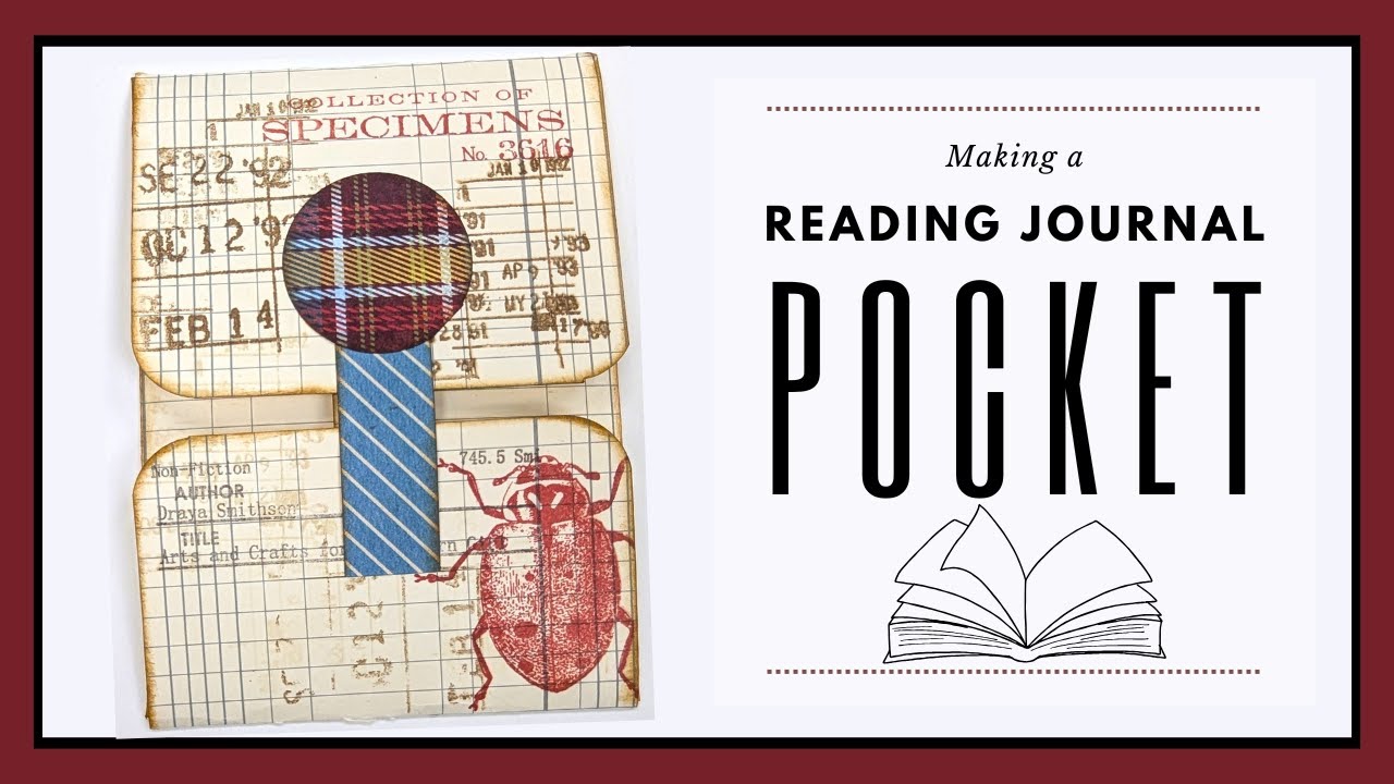 Envelope Pocket for Inside Book Cover