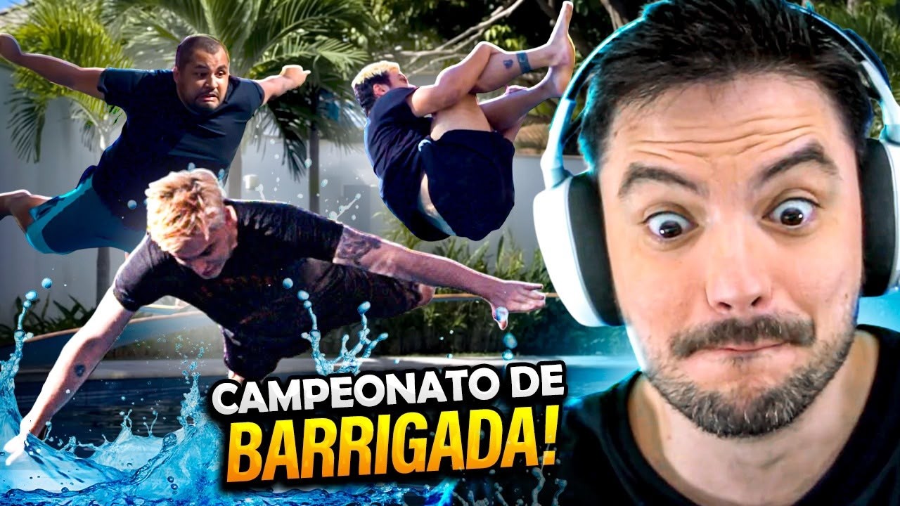 CAMPEONATO DE BARRIGADA DOS IRM&Atilde;OS NETO EM C&Acirc;MERA LENTA