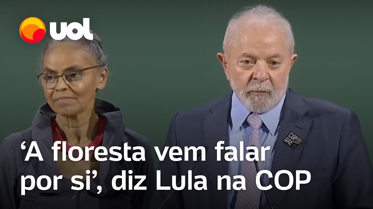 Lula na COP28: Ao lado de Marina, presidente chora em discurso: 'A floresta vem falar'