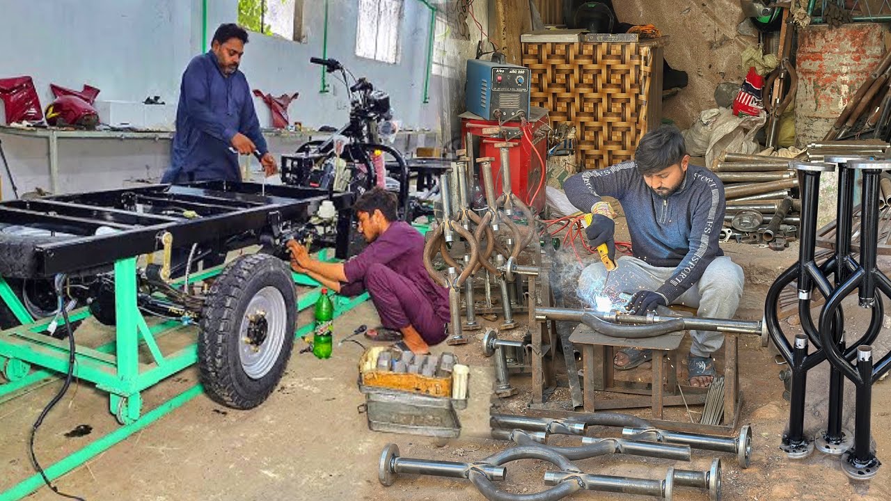 How Loader Rickshaw Axles are made | Complete Fabrication Process