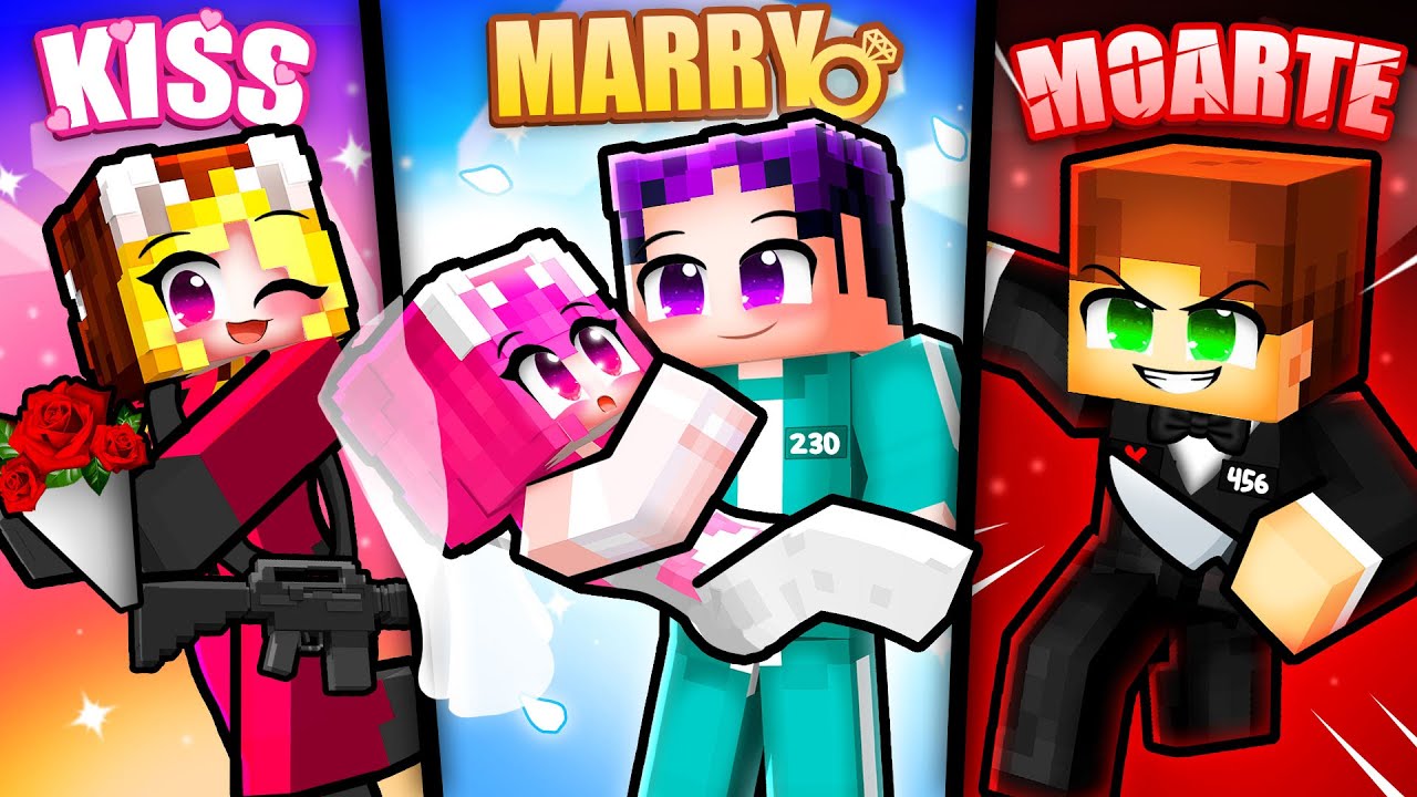 PUPIC, NUNTA SAU MOARTE in *SQUID GAME 3* pe Minecraft...