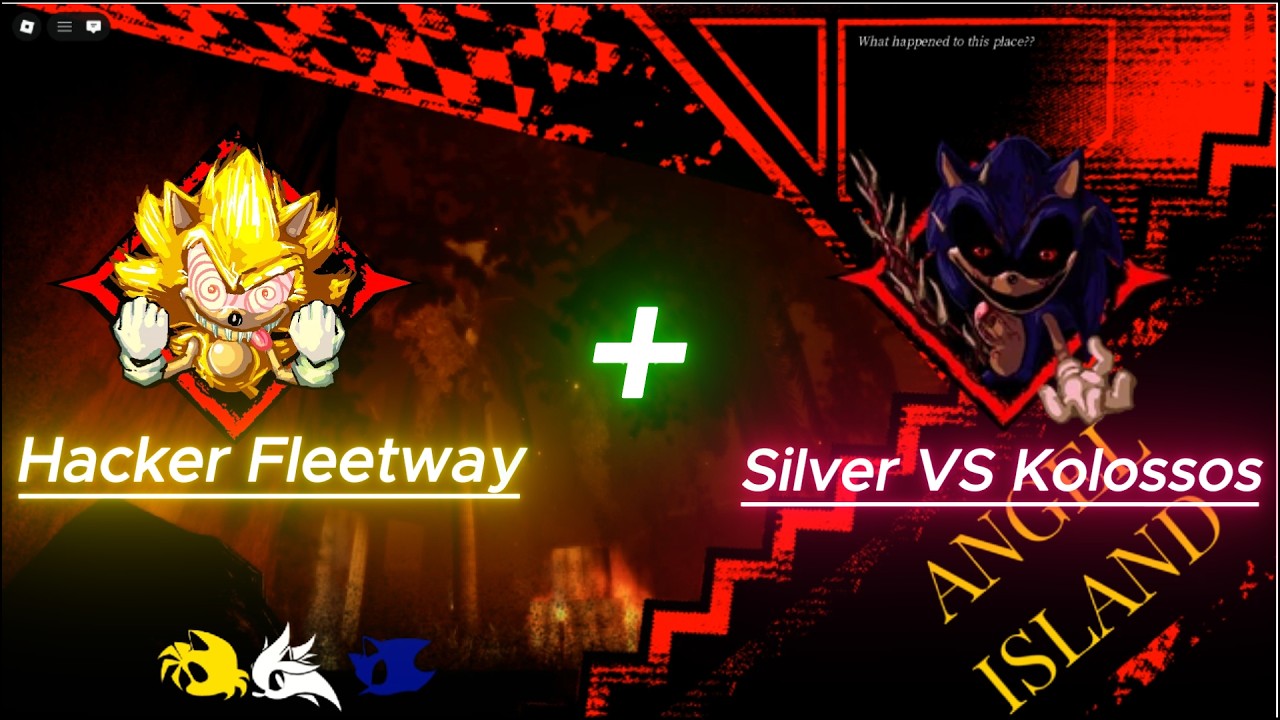 || Silver LMS Against Kolossos + Hacker Fleetway || Roblox || Outcome Memories ||