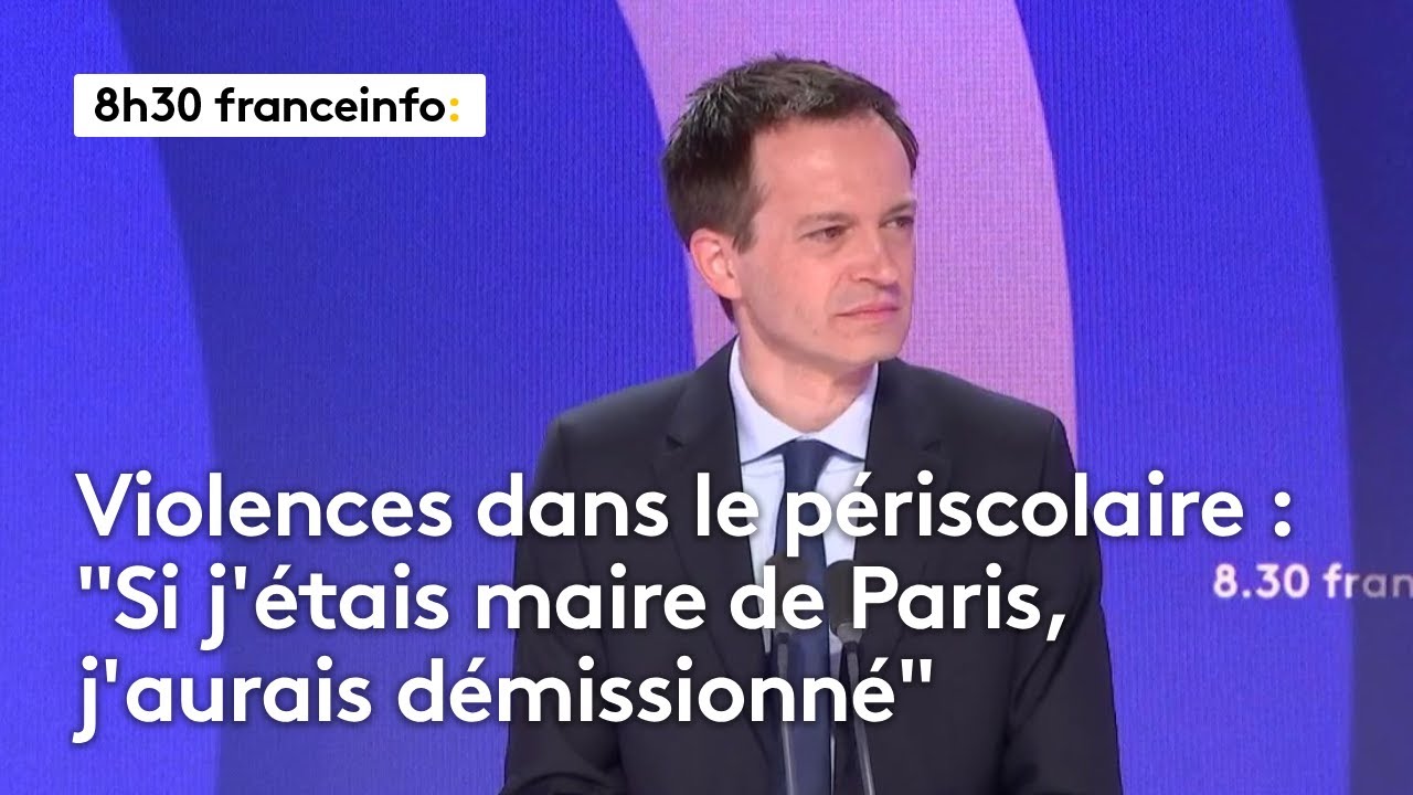Violences dans le périscolaire, mairie de Paris... Pierre-Yves Bournazel dans le 