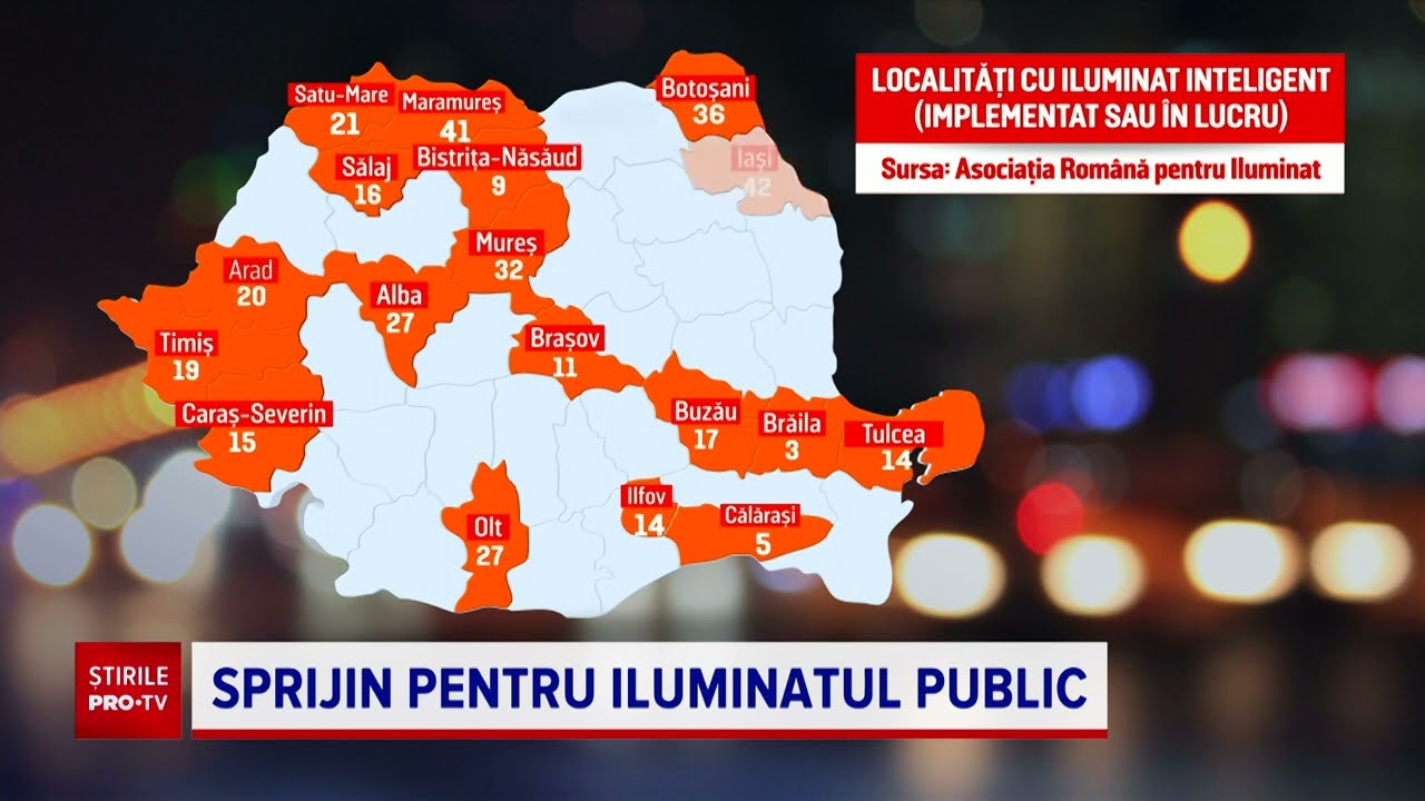 Primăriile pot obține fonduri pentru modernizarea sistemelor de iluminat public
