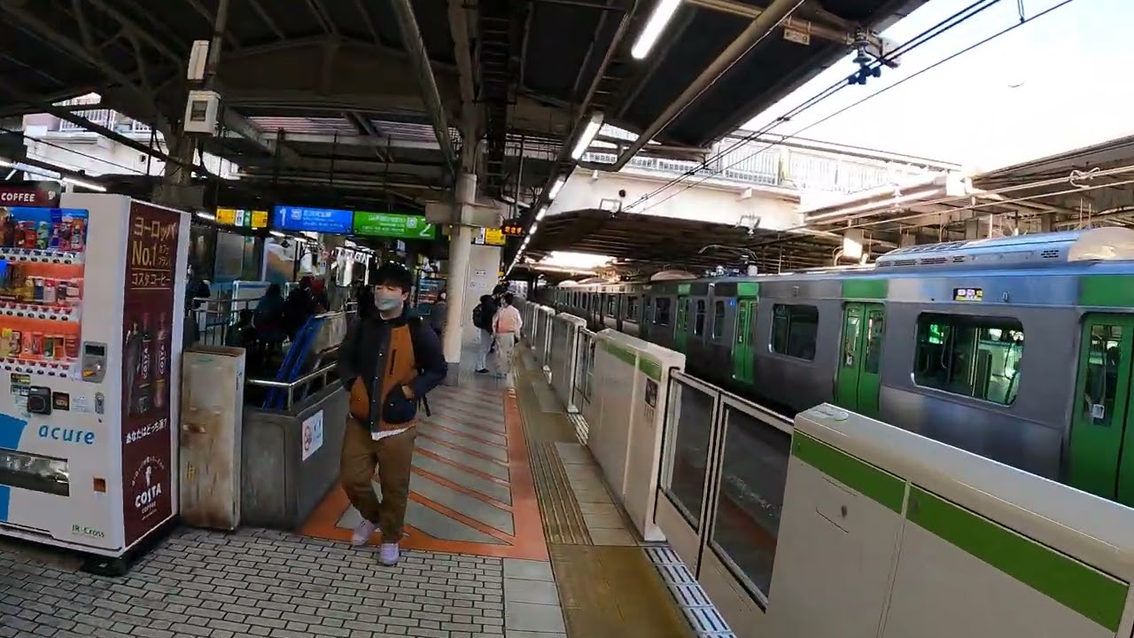 Ueno Station JY05 | JR Yamanote Line Walks | Tokyo Exploration | Japan 4K