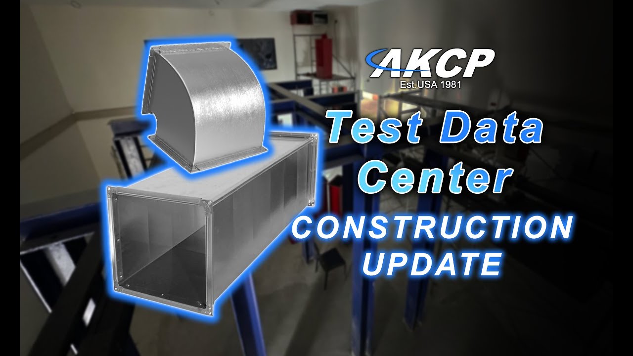 AKCP Test Data Center - HVAC Ductwork Installation