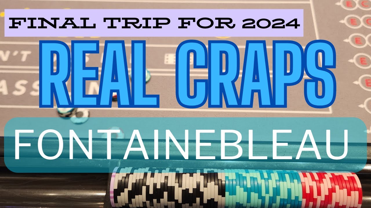 $8k craps buy-in at Fontainebleau to close out 2024 #craps #vegas #vegasdaytripper