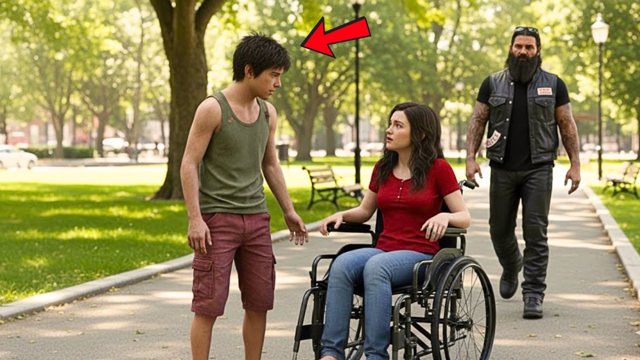 Homeless Boy Meets Biker’s Daughter: “I’ll Help You Walk” — She Didn’t Believe  Until This Happened