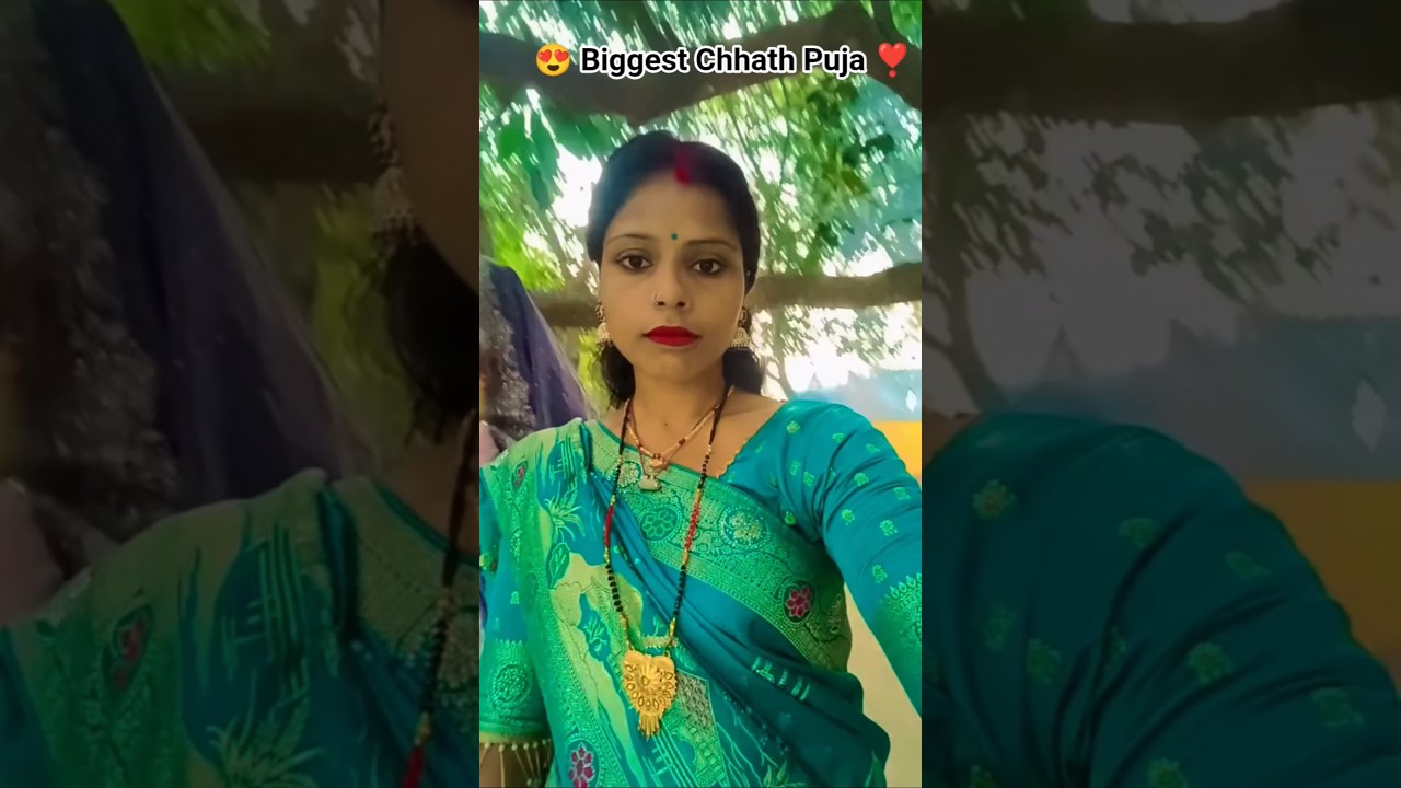 Jore jore kalshup nariyal ❣️ #song #chathpuja #chathreel #biggestchathpuja