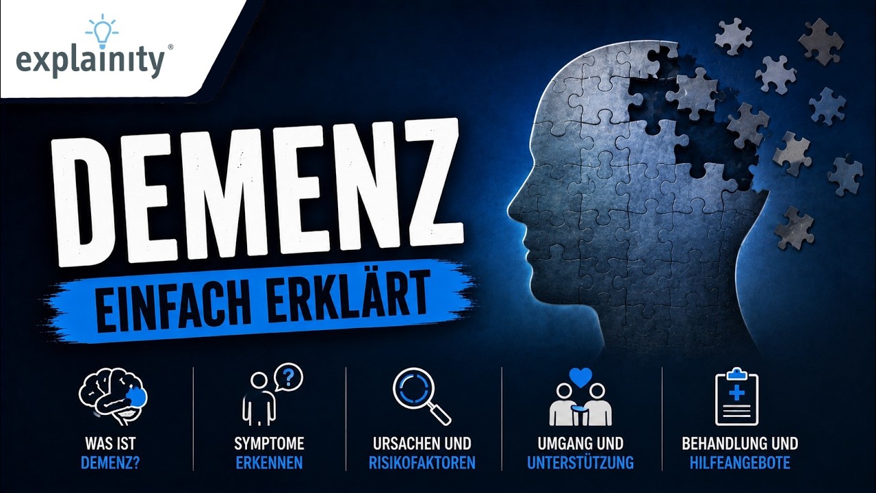Demenz einfach erklärt (explainity® Erklärvideo)