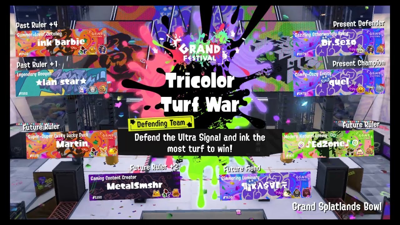 Splatoon 3 - Grand Festival (Final Splatfest): Past Vs. Present Vs. Future - Day 3: The Final Stage
