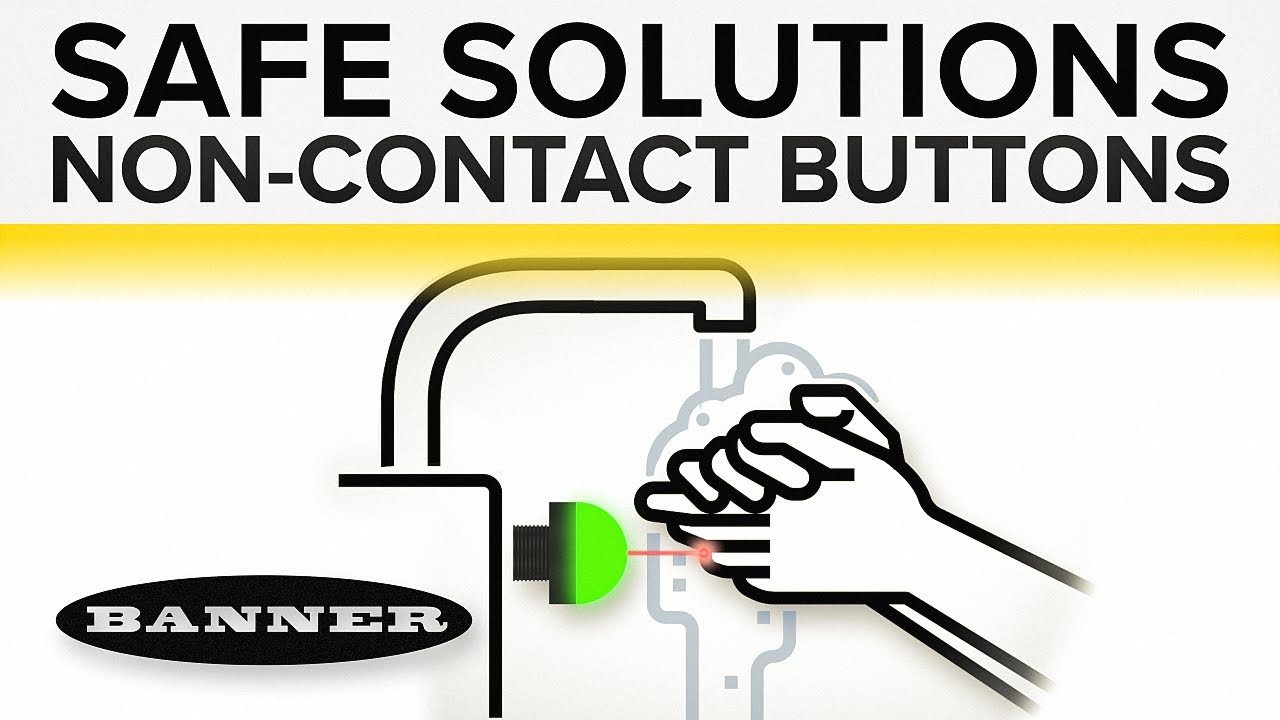 Banner Safe Work Solutions - Non-Contact buttons with K50 Optical