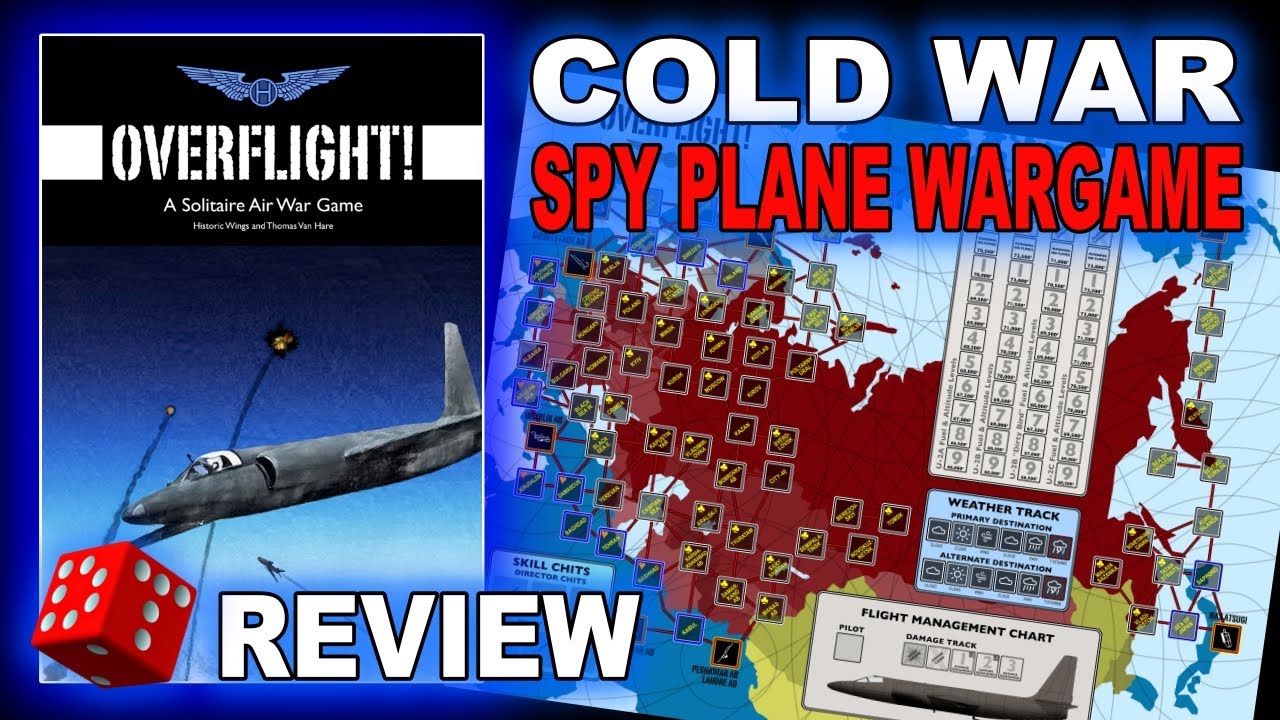 Overflight! (2024) &ndash; RECENZJA gry wojennej CIA U-2 Spy Plane Solitaire | GRA PLANSZOWA Z OKRESU Z...