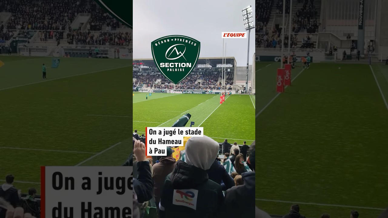 🟢 On a jug&eacute; le stade du Hameau &agrave; Pau #rugby #top14 #pau #viral