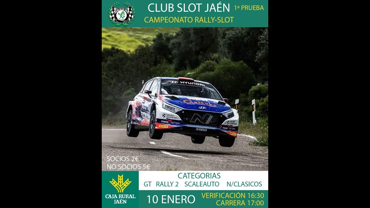 Resumen 1º prueba del campeonato | Club #slot Jaén
