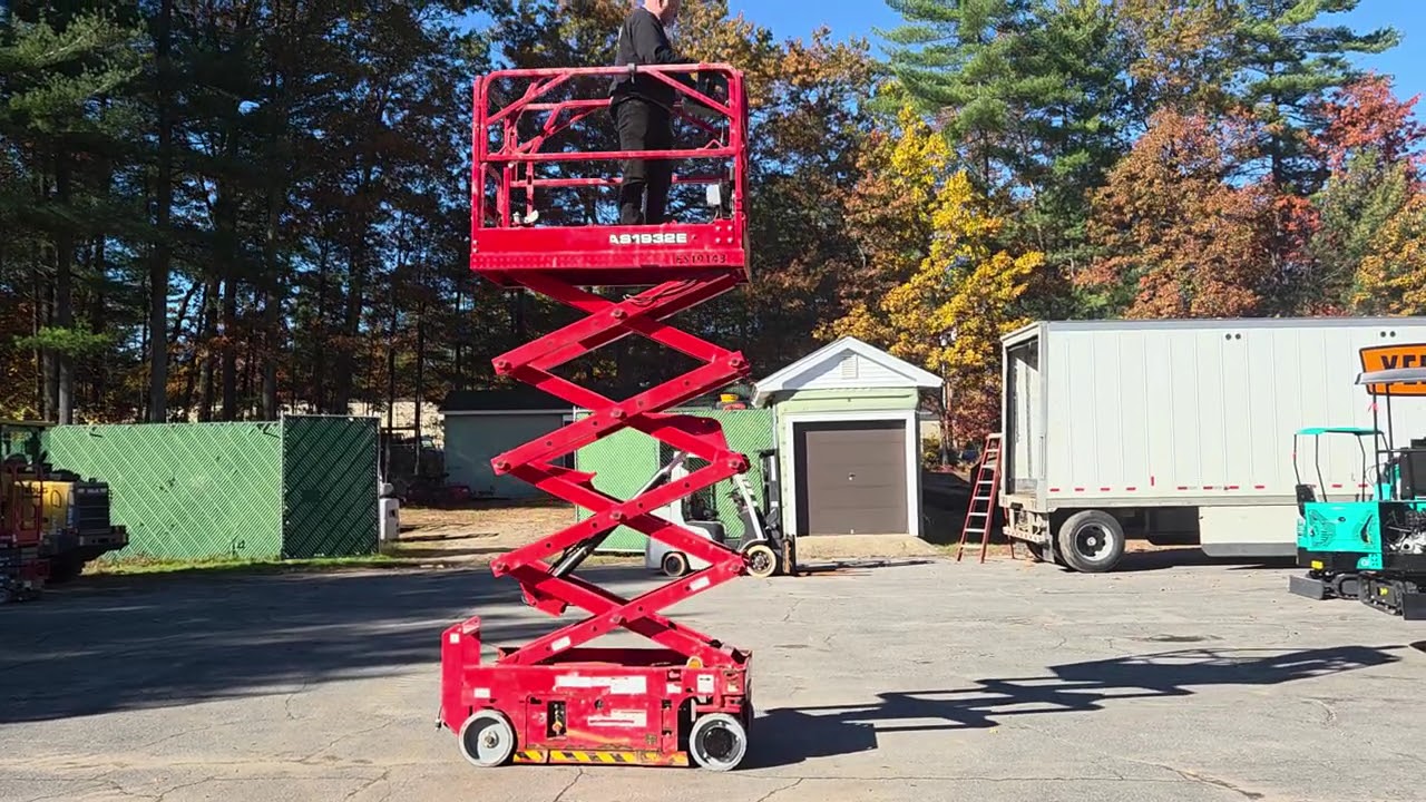 LGMG AS1932E Electric Scissor Lift | 19ft Platform Height | Commercial Grade Aerial Slab Lift