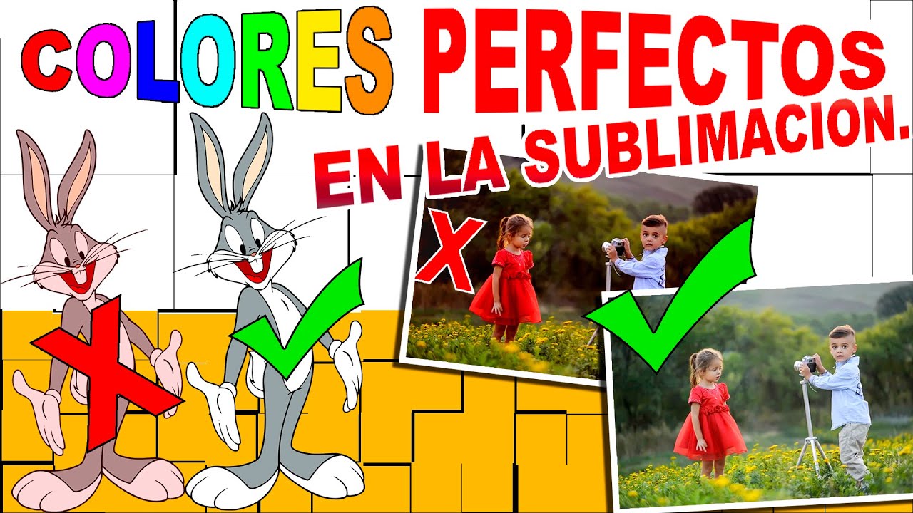 Como lograr COLORES PERFECTOS en la SUBLIMACIÓN