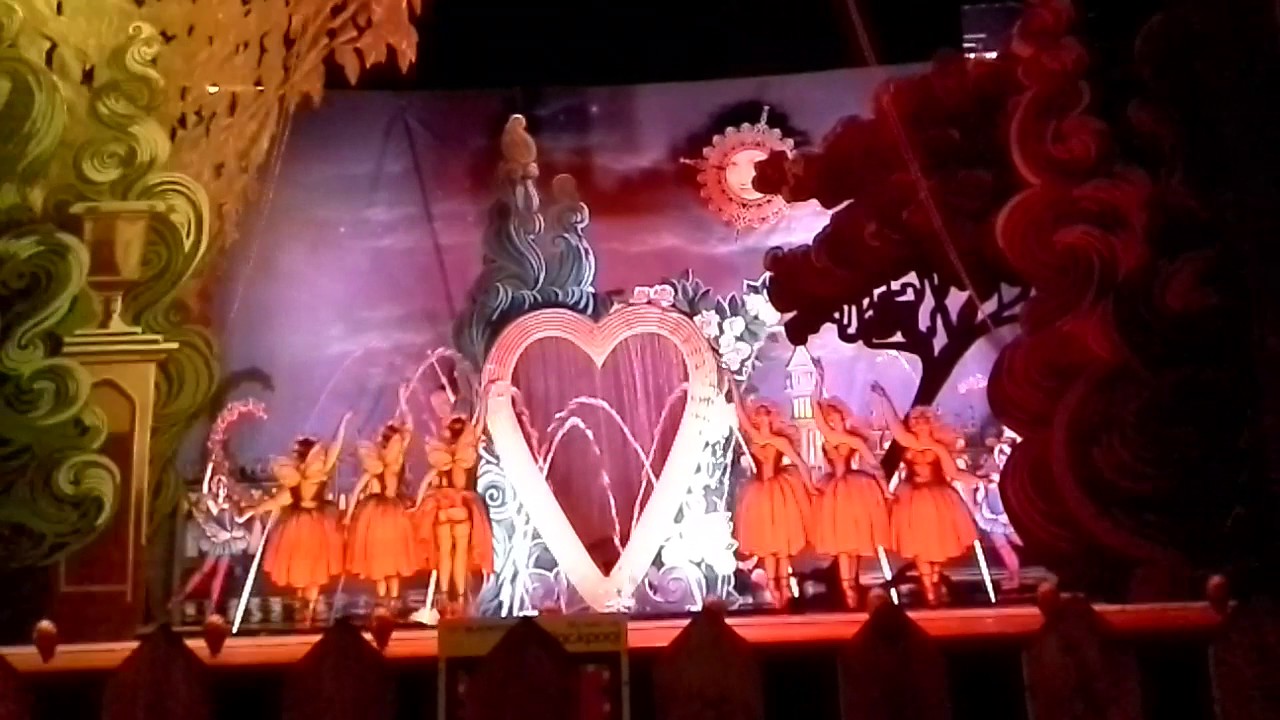 Theatre D'AMOUR (dancing water show ) blackpool all the lovers song full