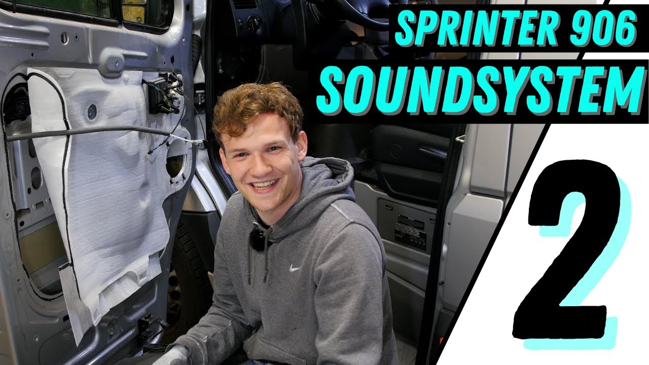 Sprinter SOUNDSYSTEM - Tür Dämmung & Lautsprecher [Folge #02]