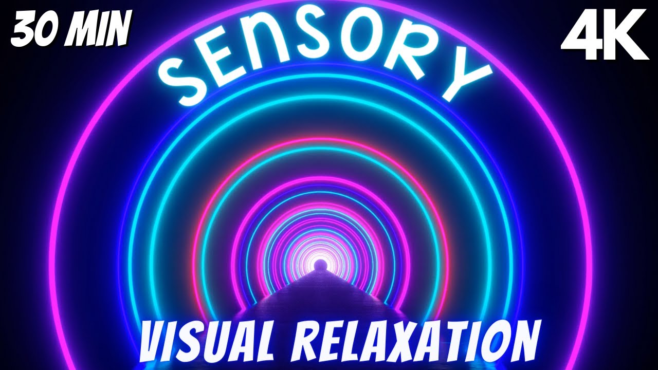 Sensory Videos for Autism Sensory Moving Visual Tunnel Calming Stimulation