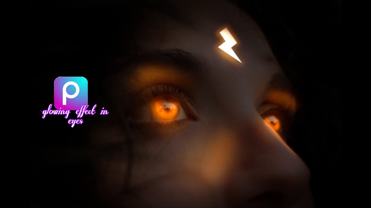 how to edit /glowing effect eyes in (PicsArt) glowing eyes editing