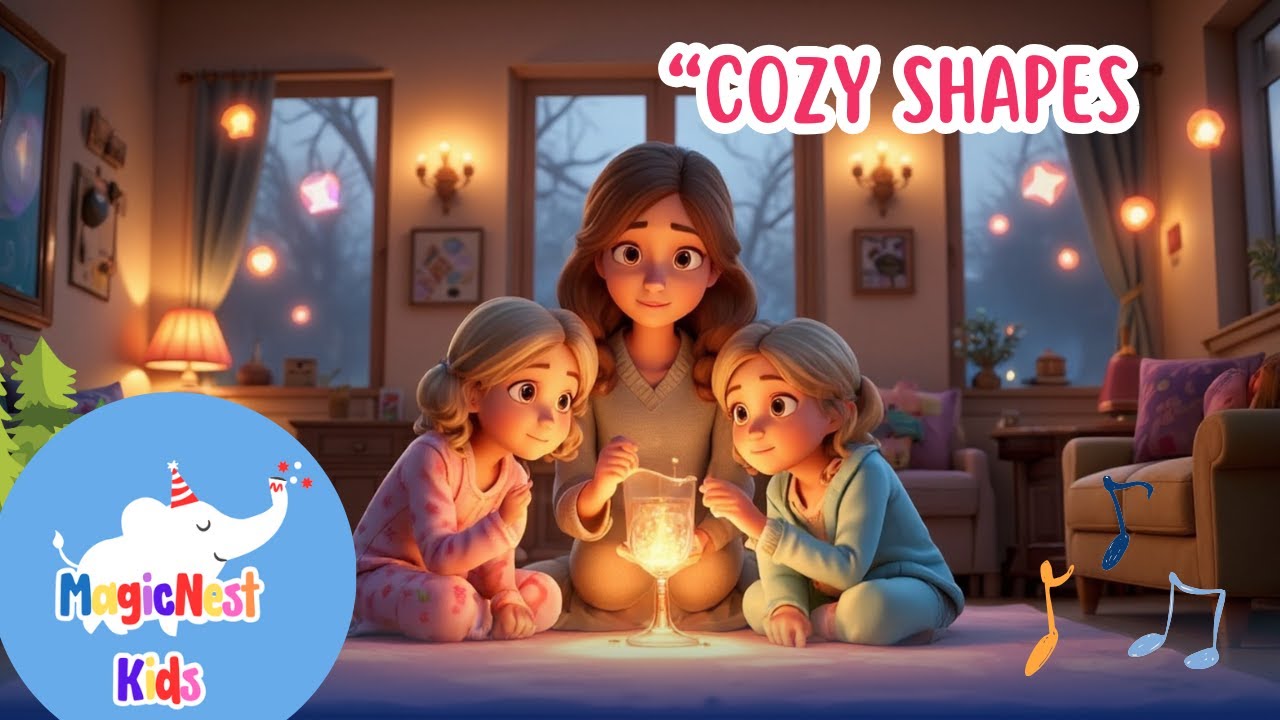The Cozy Lofi Shapes | Learn Shapes Calmly |Magic Nest Kids-Nursery Rhymes, Kids Song