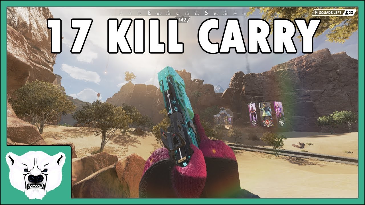 CARRYING NEW PLAYERS TO VICTORY (17 KILL GAME) (APEX LEGENDS)